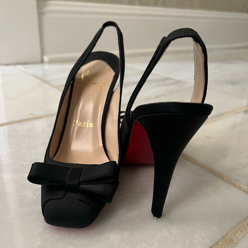 Black Christian Louboutin heels